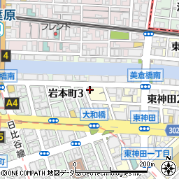 東京都千代田区東神田2丁目2-4周辺の地図