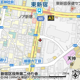 ａｐｏｌｌｏｓｔａｔｉｏｎアクア新宿ＳＳ周辺の地図