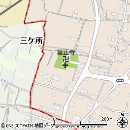 山梨県甲州市塩山下塩後323周辺の地図