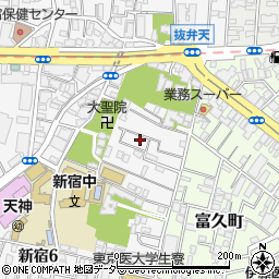 サンライズ新宿周辺の地図
