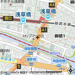 浅草橋１周辺の地図