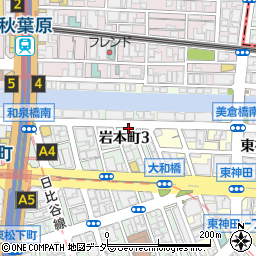 直本工業株式会社　東京支店周辺の地図