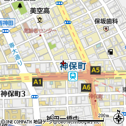 タイムズ神田神保町第９駐車場周辺の地図