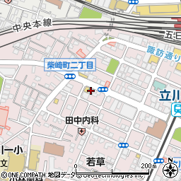 日本堂仏具店　立川店周辺の地図
