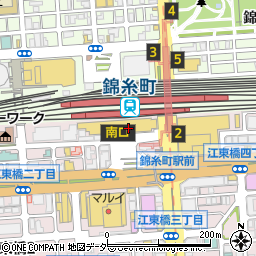 株式会社船橋屋　錦糸町駅ビル店周辺の地図