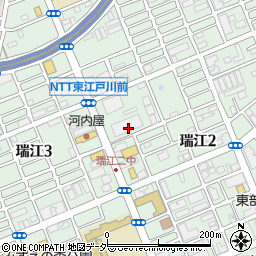 東京都江戸川区瑞江周辺の地図