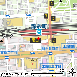 タリーズコーヒー錦糸町テルミナ店周辺の地図