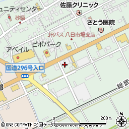 千葉県匝瑳市八日市場イ715周辺の地図