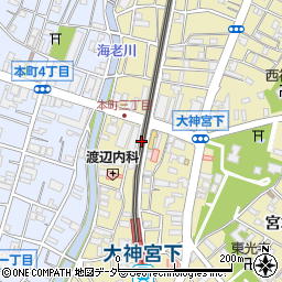 京成パーク船橋宮本第１駐車場周辺の地図