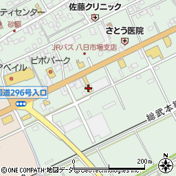 千葉県匝瑳市八日市場イ711-3周辺の地図