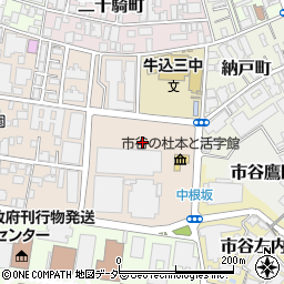 東京都新宿区市谷加賀町1丁目周辺の地図