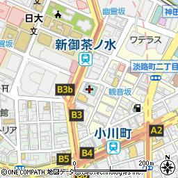 ホテル龍名館お茶の水本店周辺の地図