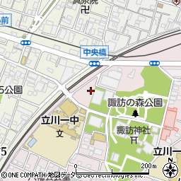 東京都立川市柴崎町1丁目2周辺の地図