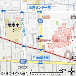 むさし野中央薬局 武蔵境店周辺の地図
