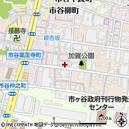 東京都新宿区市谷薬王寺町8周辺の地図