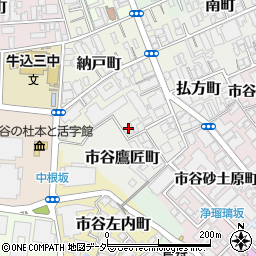 東京都新宿区払方町35周辺の地図