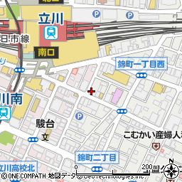 てんや立川南店周辺の地図
