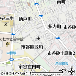 東京都新宿区払方町34周辺の地図