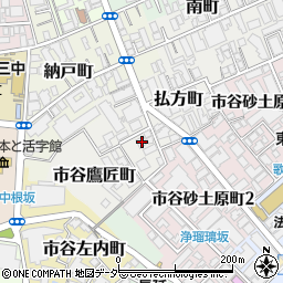東京都新宿区払方町27周辺の地図