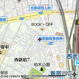 レンタルオフィス新宿第一事務センター周辺の地図