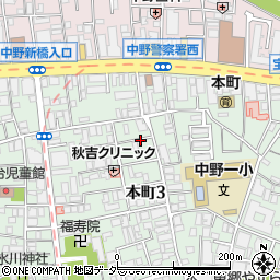 【8:00-18:00】本町3丁目小林邸[akippa]駐車場周辺の地図