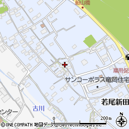 山梨県韮崎市龍岡町若尾新田617周辺の地図