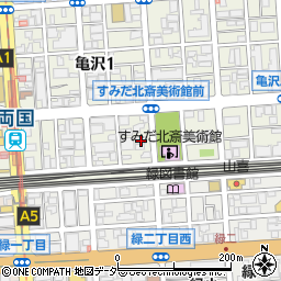 東京都墨田区亀沢1丁目3-13周辺の地図