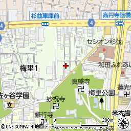 川中荘周辺の地図