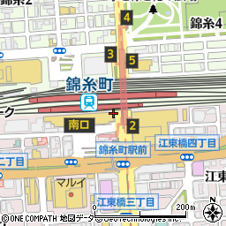 錦糸町駅ビル内科クリニック周辺の地図