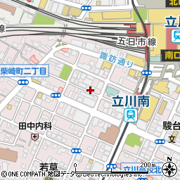 料神 立川店周辺の地図