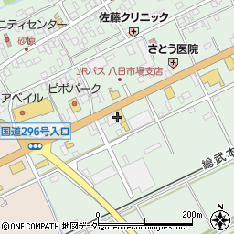 千葉県匝瑳市八日市場イ714周辺の地図
