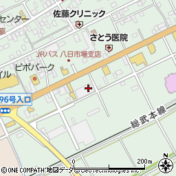 千葉県匝瑳市八日市場イ702-1周辺の地図
