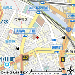 リパーク神田須田町１丁目第２駐車場周辺の地図