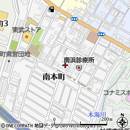 千葉県船橋市南本町9-6周辺の地図