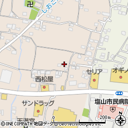 山梨県甲州市塩山下塩後867周辺の地図