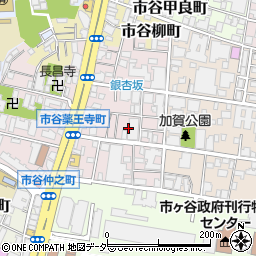 東京都新宿区市谷薬王寺町7周辺の地図