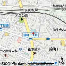 ホテル日航立川東京周辺の地図