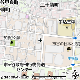 東京都新宿区市谷加賀町周辺の地図
