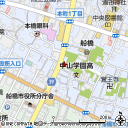 カフェ ベローチェ 船橋本町三丁目店周辺の地図