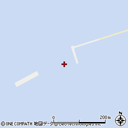 沖ノ海老島周辺の地図
