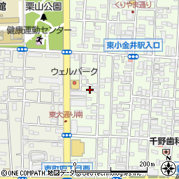 東京都小金井市東町4丁目13-15周辺の地図