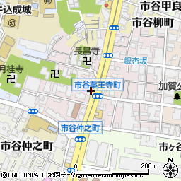 赤帽市ヶ谷急便周辺の地図