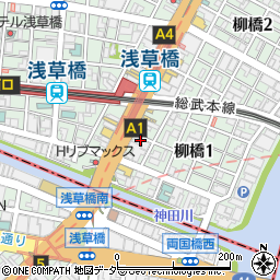 日能研浅草橋校周辺の地図