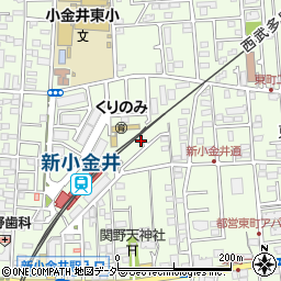 東京都小金井市東町2丁目13周辺の地図