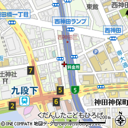 パークジャパン九段北第２駐車場周辺の地図