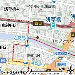 ビーズファクトリー東京店周辺の地図