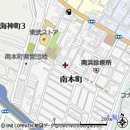 千葉県船橋市南本町周辺の地図
