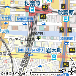 柳森神社周辺の地図