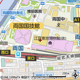 東京都下水道局両国ポンプ所周辺の地図
