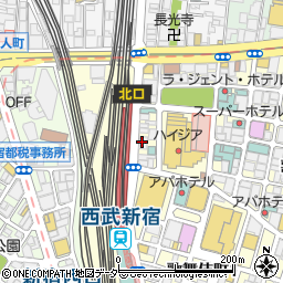 永谷フリースタジオ新宿Ｆｕ－＋（８０１号室）周辺の地図